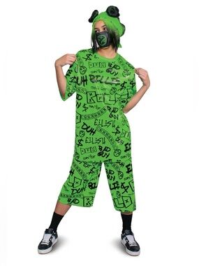 🎃 Officially Licensed Billie Eilish Adult Costume - 2 For $15 NWT 🎃
